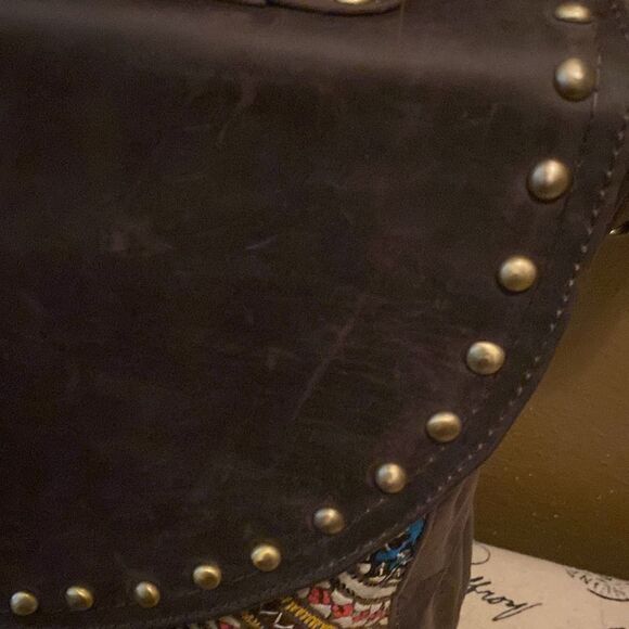 Vintage Large Bohemian Bag with adjustable straps - Picture 5 of 15